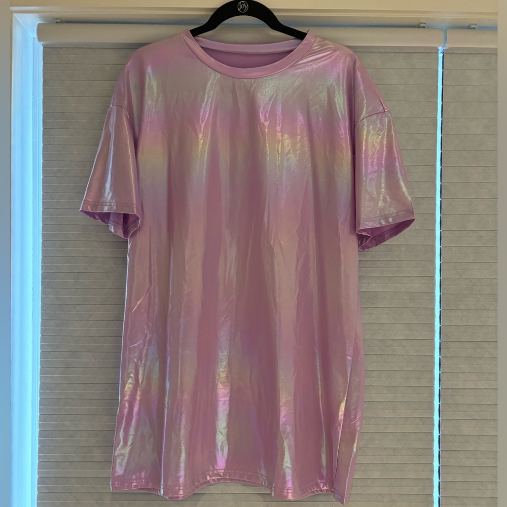 Purple tshirt dress